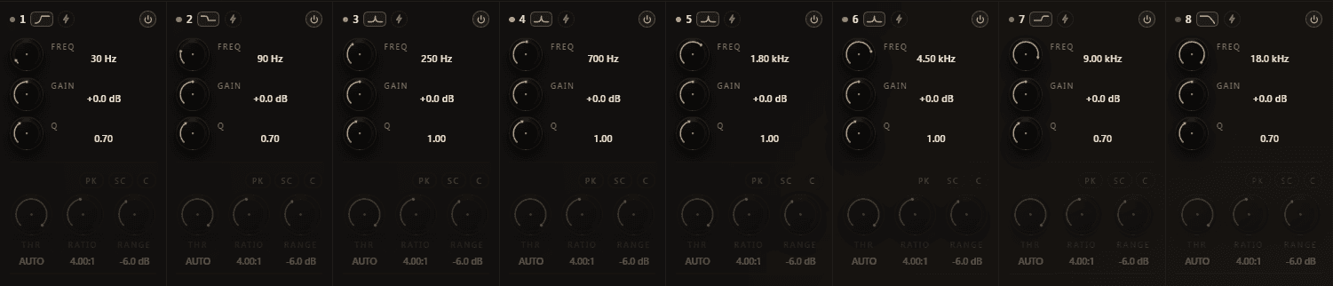 Band disc controls