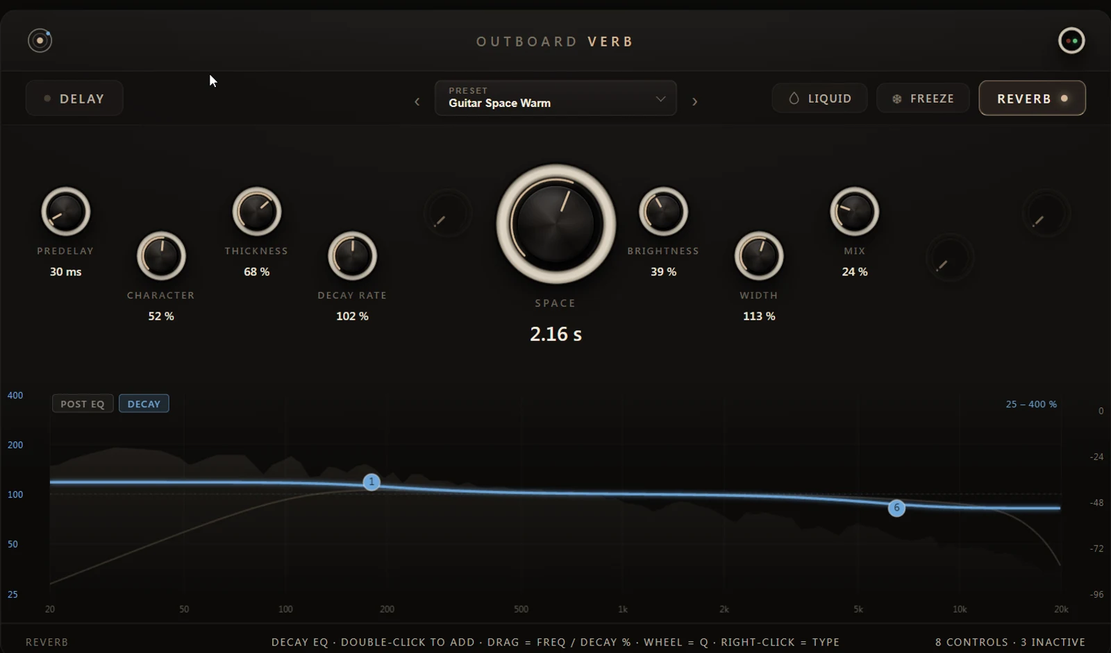 Outboard-Verb plugin interface